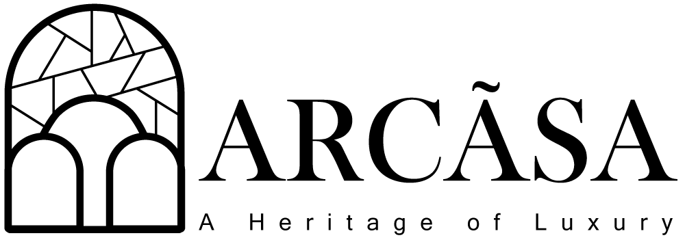 arcasa villas logo white